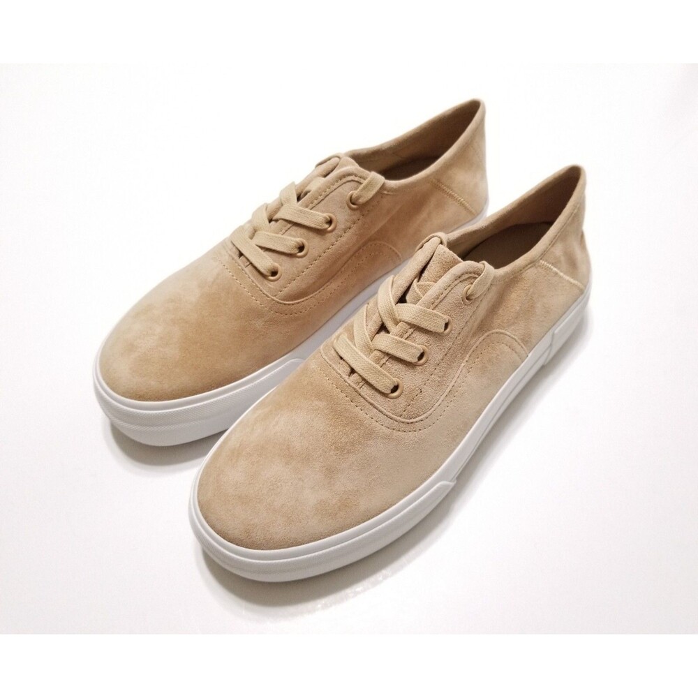 NIB Vince Copley Italian‎ Sport Suede Platform Lace-Up Sneakers Rose $250